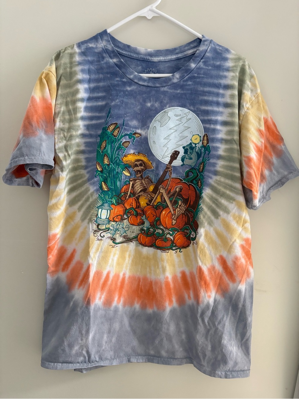 Grateful Dead Men's Tie-Dye Short Sleeve T-Shirt - Multi - Picture 1 of 3